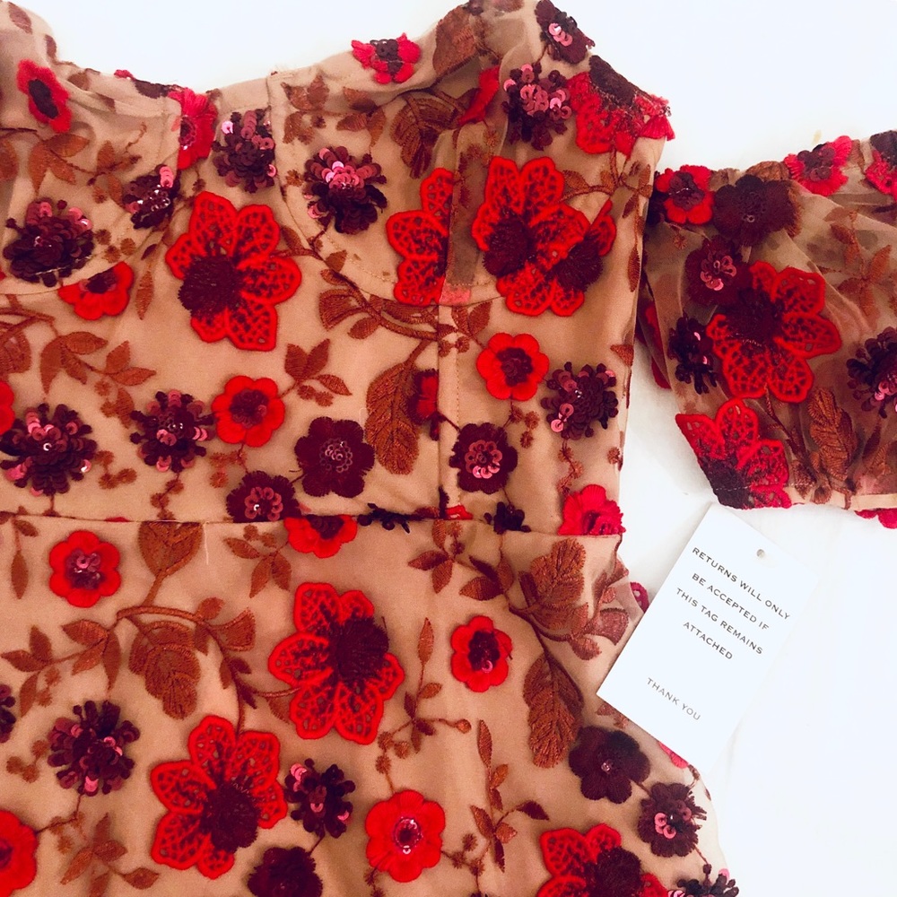 For Love & Lemons Amelia Strapless Mini Dress NWT - Picture 5 of 8